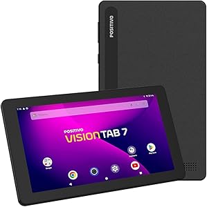 tablet-positivo-vision-tab-7-processador-octa-core-3gb-ram-64gb-armazenamento-tela-7-ips-bateria-3100mah-android-14-go-wi-fi-preto - Imagem