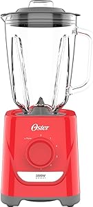 liquidificador-oster-17l-5-velocidades-pulsar-jarra-de-vidro-oliq501-vermelho-1000w-5m3u - Imagem