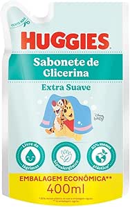 Huggies Refil Sabonete Líquido Glicerina Extra Suave 400 ml