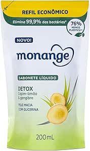 Coty Refil Sabonete Líquido Monange Detox 200Ml