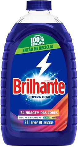 lava-roupas-liquido-brilhante-limpeza-total-3l - Imagem