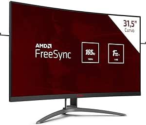 monitor-gamer-aoc-agon-32-curvo-165hz-1ms-freesync-ag323fcxe - Imagem