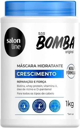 salon-line-mascara-capilar-sos-bomba-reparacao-e-forca-todos-os-tipos-de-cabelos-1-kg - Imagem