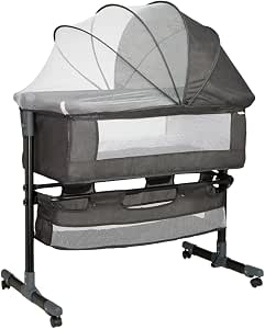Berço Portátil Bebê Acoplado Co-bed Connect Maxi Baby (grafite)