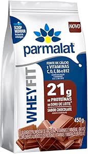 Parmalat Whey Protein Em Pó Chocolate Whey Fit 450G
