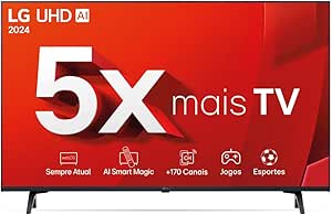 smart-tv-43-4k-lg-ultra-hd-43ut8000-com-processador-a5-ger7-ai-alexachromecast-integrado-otimizador-de-jogos-webos-24-e-controle-smart-magic - Imagem