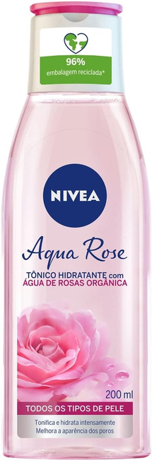 nivea-tonico-hidratante-facial-aqua-rose-200ml - Imagem