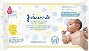 johnsons-baby-lencos-umedecidos-baby-recem-nascido48un - Imagem