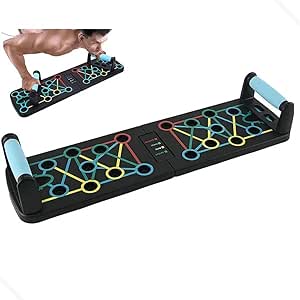 prancha-push-up-board-treino-livre-multifuncao-exercicios-forca-portatil-flexao-ombro-costas-peito-e-triceps - Imagem