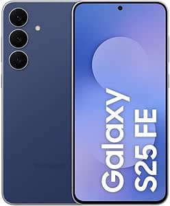 Smartphone Samsung Galaxy S25 Fe 5g, 256gb, 8gb Ram, Câmera Tripla De 50+12+8, Tela Grande De 6.7 Azul Marinho