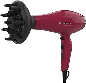 secador-de-cabelos-com-difusor-curly-hair-vermelho-220v-cadence-cadence-sec530-220-vermelho - Imagem