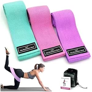 kit-3-faixas-elasticas-para-treino-academia-exercicio-em-casa-hip-resistance-bands-theraband-academia-mini-band-pilates-com-3-intensidades-bandas-de-resistencia-para-cintura - Imagem