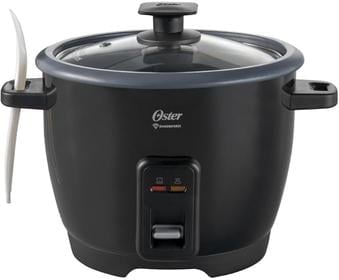 Panela Elétrica de Arroz DiamondTech Oster Black 1,2L
