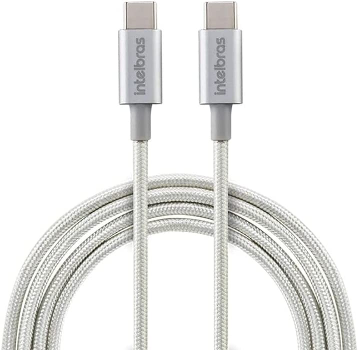 cabo-usb-c-em-nylon-15m-intelbras-eucc-15nb-branco - Imagem