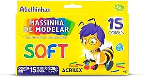 massinha-soft-15-cores-acrilex - Imagem