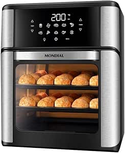 fritadeira-eletrica-air-fryer-mondial-12lafon-12l-bi-2-em-1-12l - Imagem