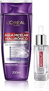 kit-serum-preenchedor-anti-idade-loreal-paris-revitalift-30ml-agua-micelar-hialuronico-200ml - Imagem