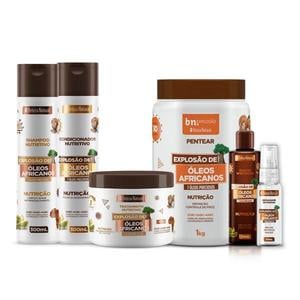 kit-oleos-africanos-oleo-de-umectacao-reparador-de-pontas-beleza-natural - Imagem
