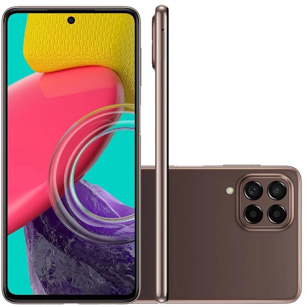 smartphone-samsung-galaxy-m53-5g-128gb-5g-wi-fi-tela-67-dual-chip-8gb-ram-camera-selfie-32mp-verde - Imagem