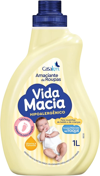 Casa Km Vida Macia - Amaciante Glicerina & Camomila, 1l