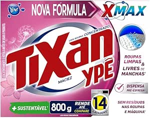 Tixan Ypê Lava Roupas em Pó Maciez 800g