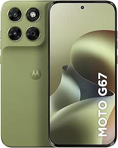 Smartphone Motorola Moto G67 5G - 256GB 12GB (4GB RAM + 8GB RAM Boost) camera 50MP Sony Lytia 600, tela 1.5K extreme Amoled 120hz, ultrarresistente - Verde Claro
