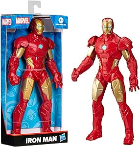 boneco-marvel-olympus-homem-de-ferro-e5582-hasbro-vermelho-e-amarelo - Imagem