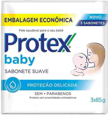 sabonete-em-barra-para-bebe-protex-baby-delicate-care-85g-3-unidades - Imagem