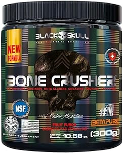 black-skull-bone-crusher-nova-formula-300g-frutas-vermelhas-3zel - Imagem