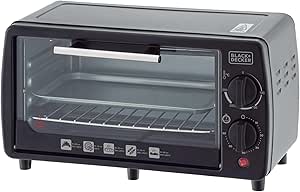 black-decker-forno-eletrico-pequeno-assa-tosta-e-grelha-forninho-de-cozinha-capacidade-de-9l-modelo-ft9-110v - Imagem