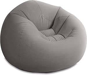 intex-68579ep-cadeira-inflavel-sem-feijao-veludo-cotele-texturizado-flocagem-vinil-duravel-dobra-de-forma-compacta-capacidade-de-peso-de-99-kg-114-x-114-cm-x-71-cm - Imagem