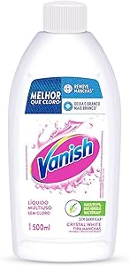 Tira Manchas Vanish Líquido Crystal White para roupas brancas 500ml