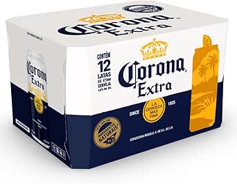 cerveja-corona-extra-12-unidades-lata-473ml - Imagem