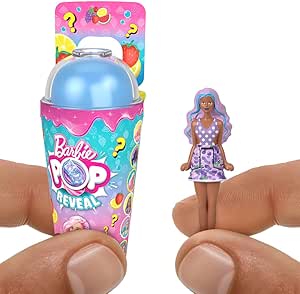 Barbie Mini BarbieLand, Boneca Pop Reveal Surpresa de 3,8 cm de Altura, Para crianças a partir de 4 anos (Não é Possível Escolher a Boneca)