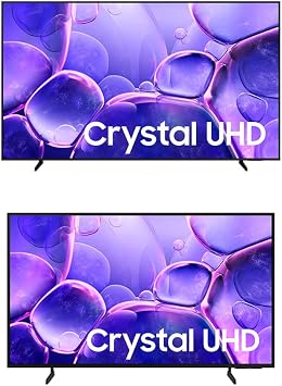 Smart TV 85" Crystal UHD 4K + Smart TV 55" Crystal UHD 4K U8600F
