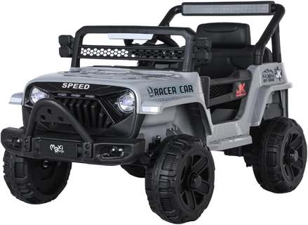 Imagem do produto Carrinho Elétrico Infantil Mini Jipe Ride On 12v Maxi Toys (Cinza) na loja Amazon