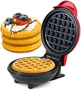 maquina-de-waffles-molde-para-cafe-da-manha-panquecas-110v-redondo-maquina-de-waffles-110v-versatil-para-cafe-da-manha-molde-para-waffles-e-panquecas - Imagem