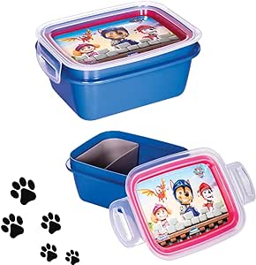 marmita-plasutil-plastico-patrulha-canina-com-trava-630ml - Imagem