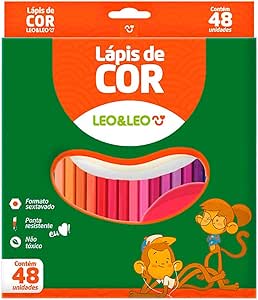 lapis-triangular-resina-leoleo-leonora-multicor-48-cores-pacote-de-1 - Imagem