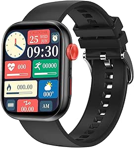 Relógio Inteligente Smartwatch Fb047 Com 1.83" Tela, Bluetooth, 100 Modos Esporte, Ip68, 5 Dias Bateria - 37g Leve Para Homens E Mulheres