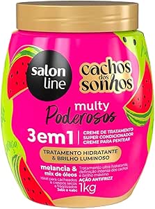 salon-line-creme-de-tratamento-3-em-1-multy-poderosos-cachos-dos-sonhos-melancia-e-mix-de-oleos-vegano-para-cabelos-cacheados-e-crespos-1kg - Imagem