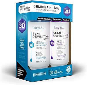 kit-escova-semi-definitiva-zero-2x300ml-forever-liss - Imagem