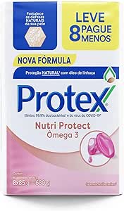 sabonete-em-barra-antibacteriano-protex-aveia-prebioticos-85g-promo-leve-8-pague-menos - Imagem