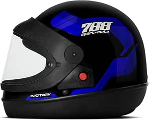 capacete-fechado-automatico-pro-tork-sport-moto-788-viseira-fume-amarelo-56 - Imagem
