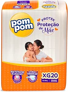 pom-pom-fralda-protek-protecao-de-mae-jumbo-xg-20-unidades - Imagem