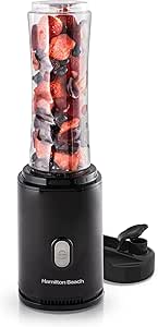 liquidificador-individual-preto-dois-copos-personal-blender-380w-hamilton-beach-220v - Imagem