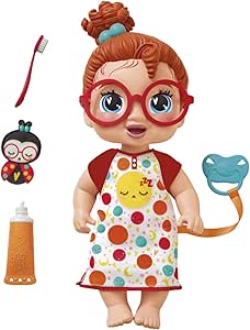 baby-alive-boneca-pequenos-sonhos-dottie-doodle-bebe-de-cabelos-ruivos-boneca-de-28-cm-em-plastico-com-acessorios-brinquedo-para-meninas-e-meninos-a-partir-de-3-anos - Imagem