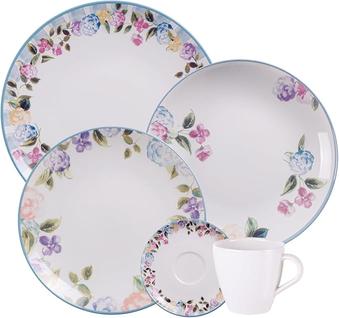 Aparelho de Jantar Tramontina Aura em Porcelana Decorada 20 Peças