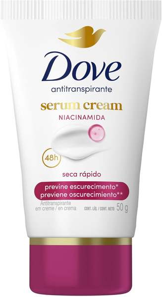 Dove Desodorante Antitranspirante em Creme Previne Escurecimento 50g