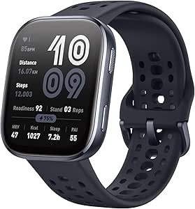 relogio-inteligente-amazfit-bip-6-smartwatch-197-gpsgps-free-maps-ai-bluetooth-call-5-atm-water-resistance-preto - Imagem